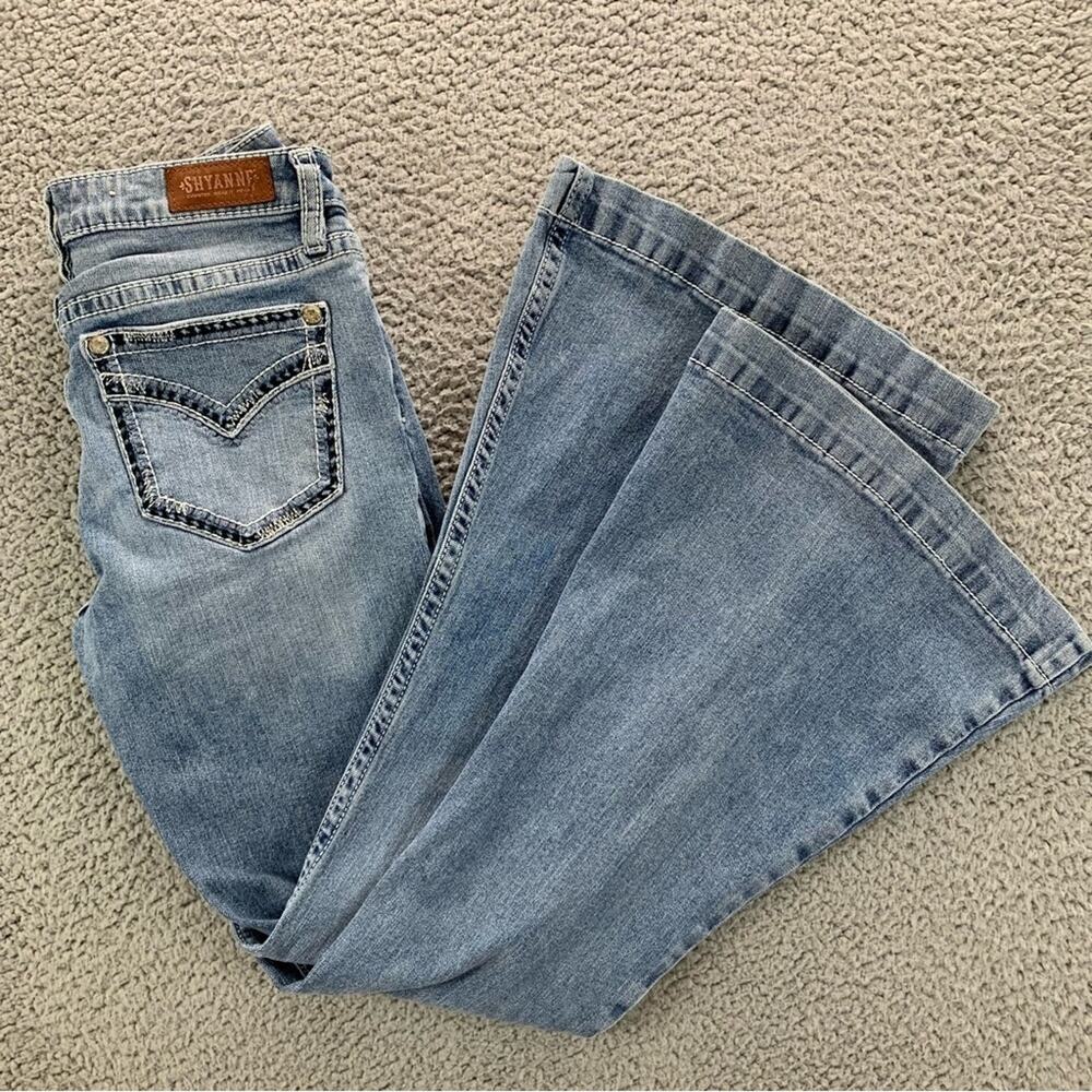 Shyanne Light Blue Flare Jeans - Picture 6 of 15